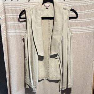 Juicy Couture Cream Suede Vest